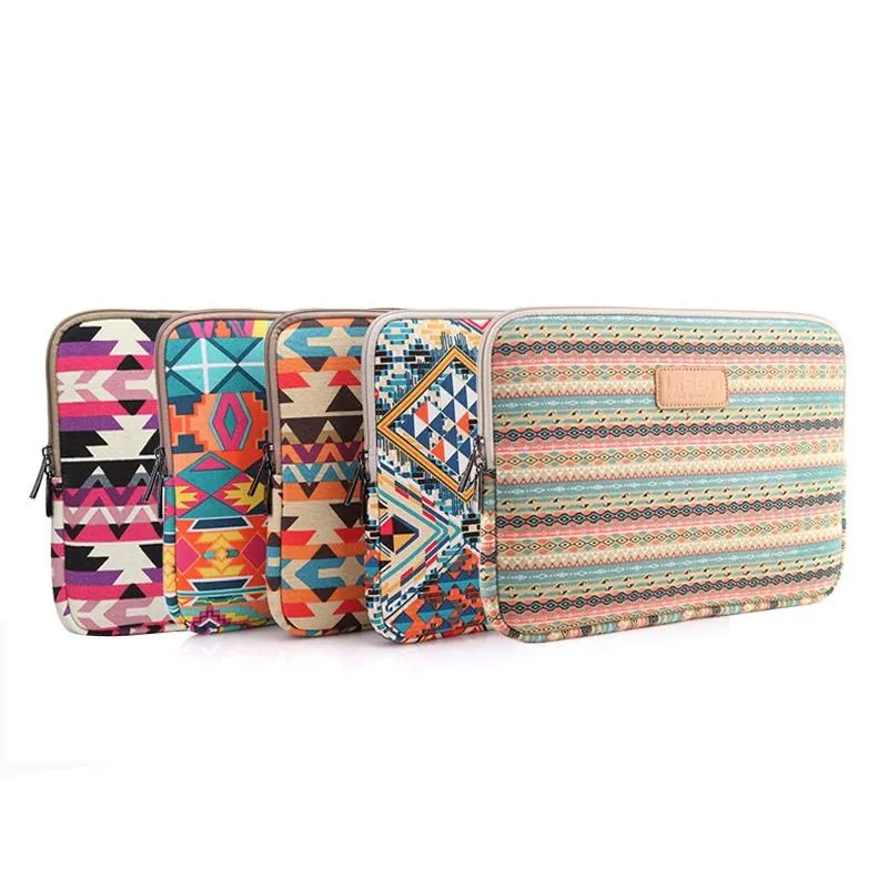 14 Inch Lingge Laptop Liner Bag With Stylish Pattern