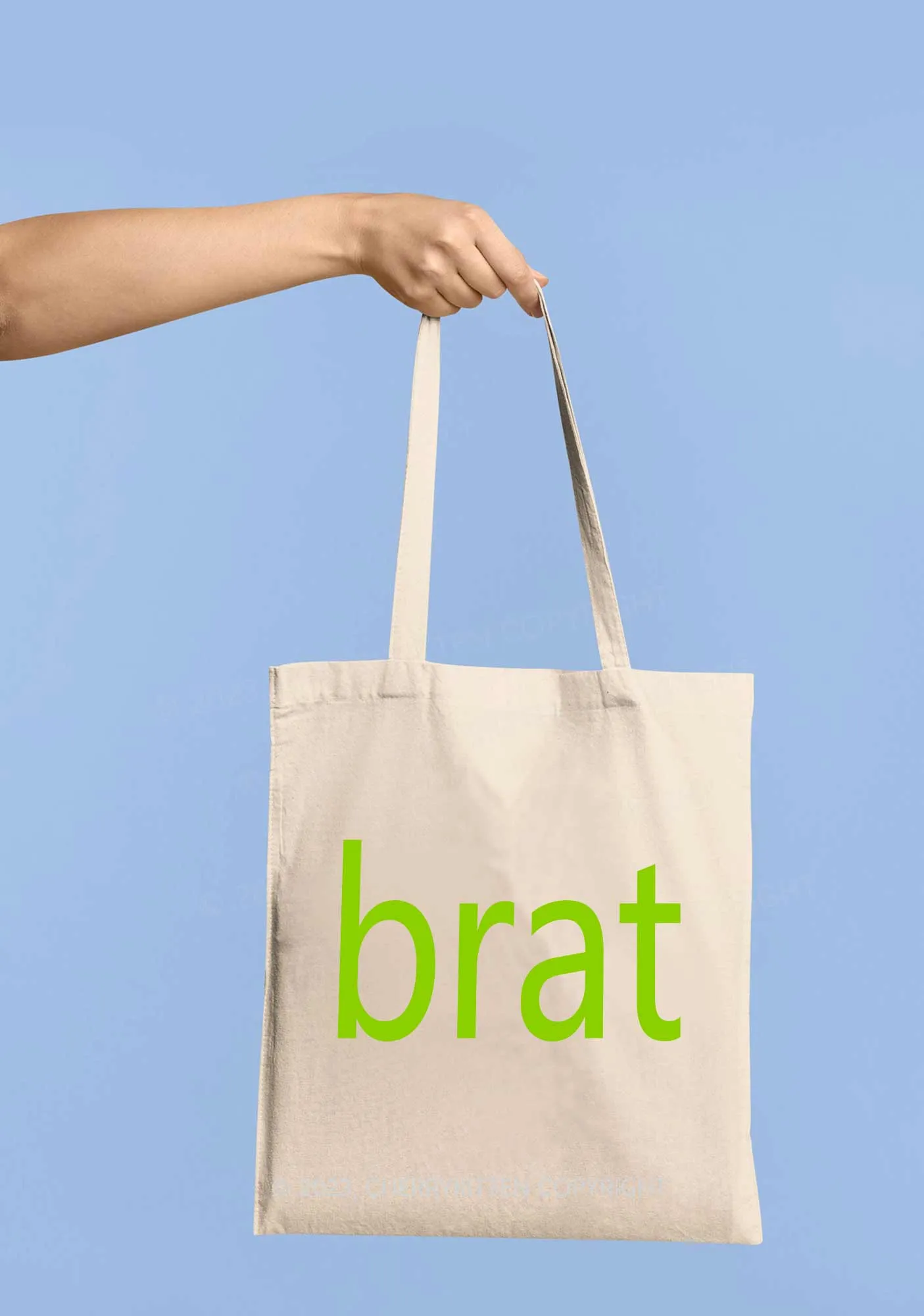 Brat Summer Canvas Tote Bag Cherrykitten