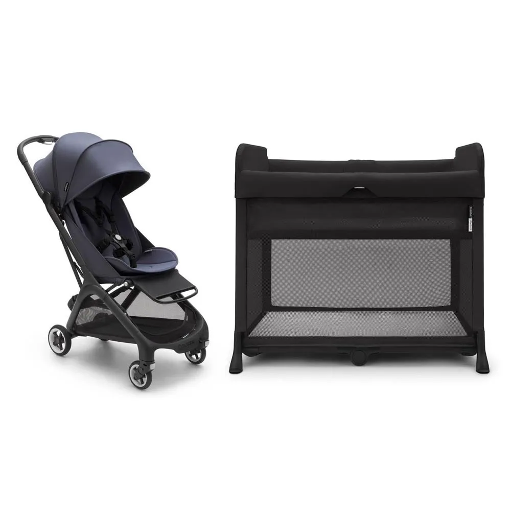 Bugaboo Butterfly Stroller   Stardust Plus Travel Cot