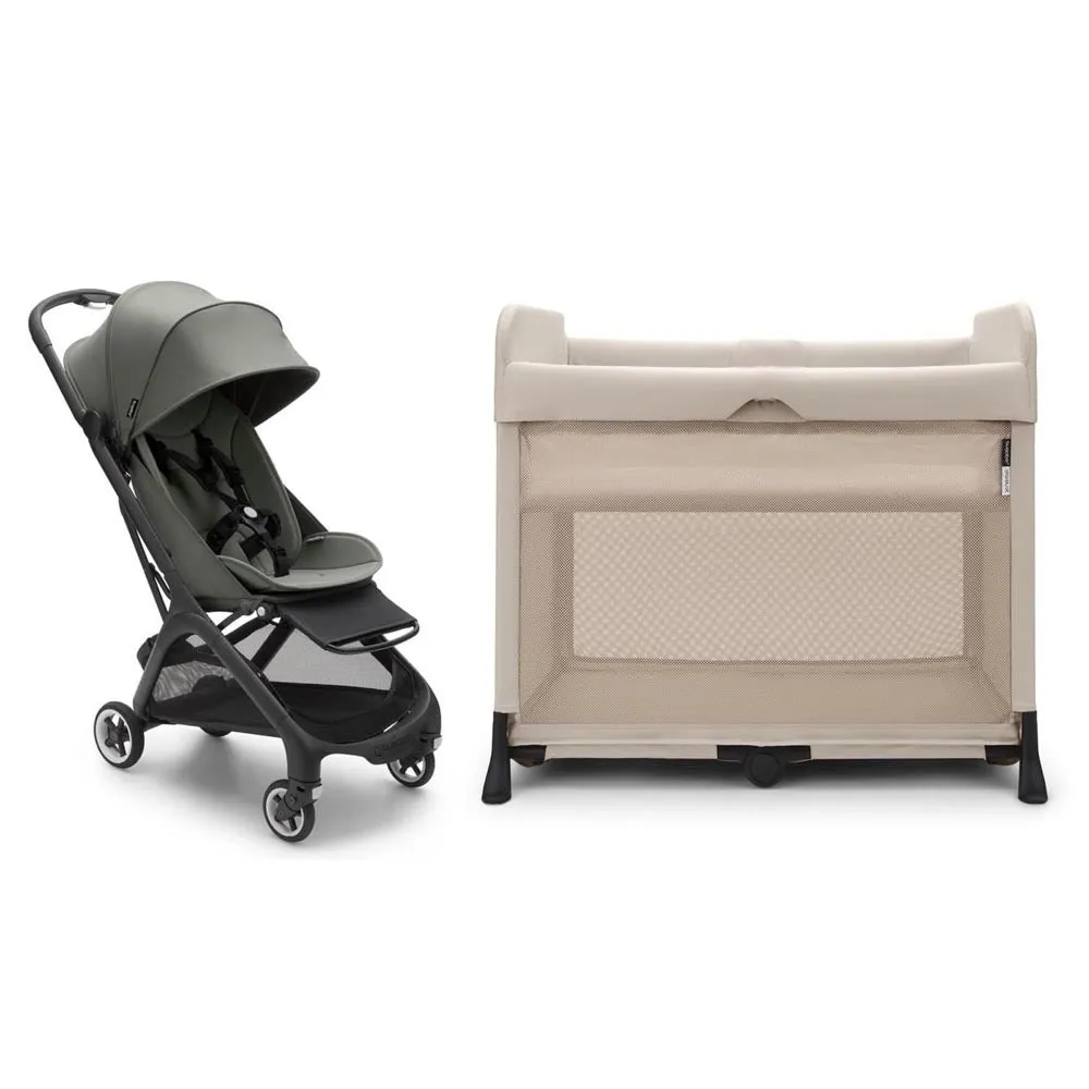 Bugaboo Butterfly Stroller   Stardust Plus Travel Cot