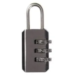 Caribee ® 3 Dial Combination Lock Gunmetal