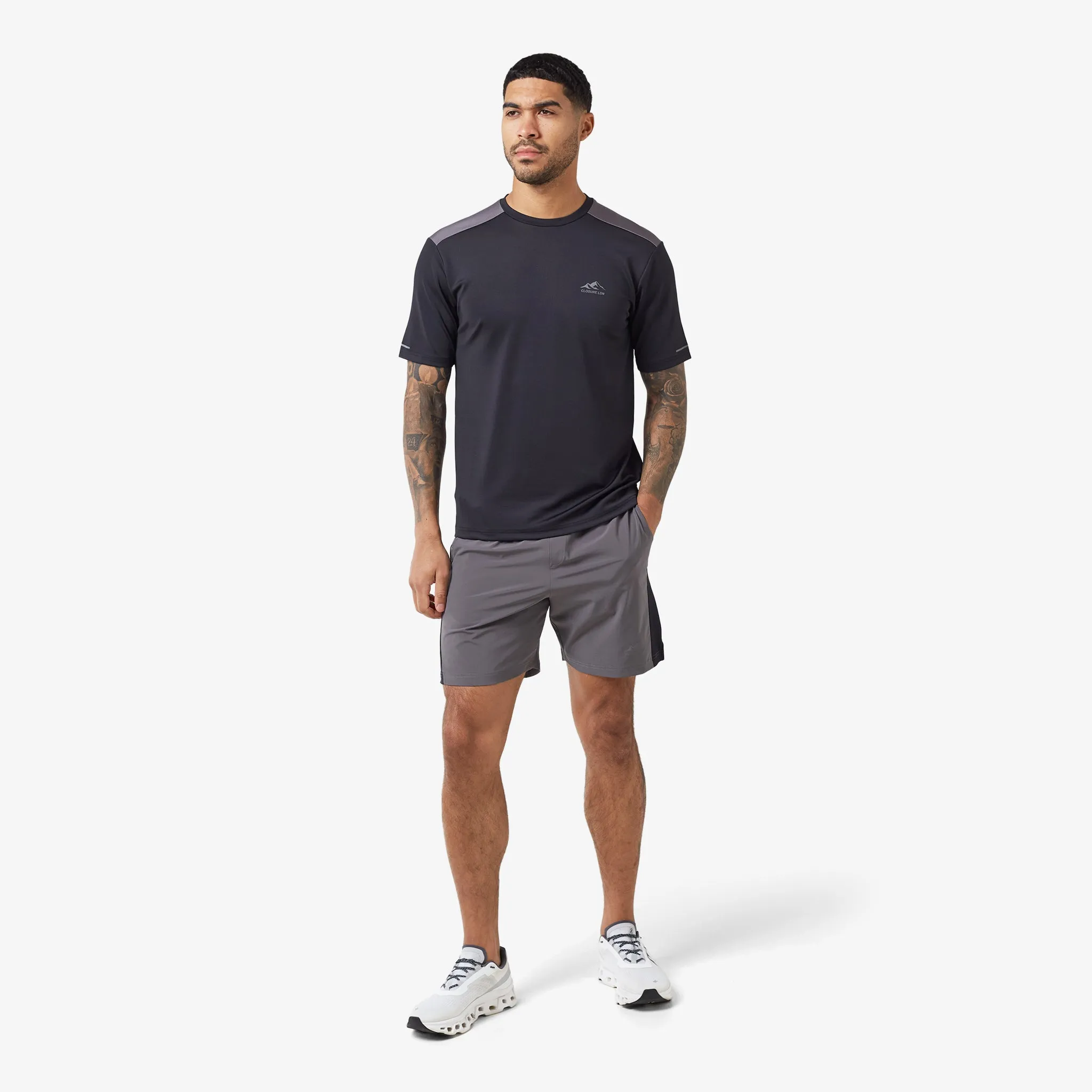 Cut & Sew Training Twinset | Black