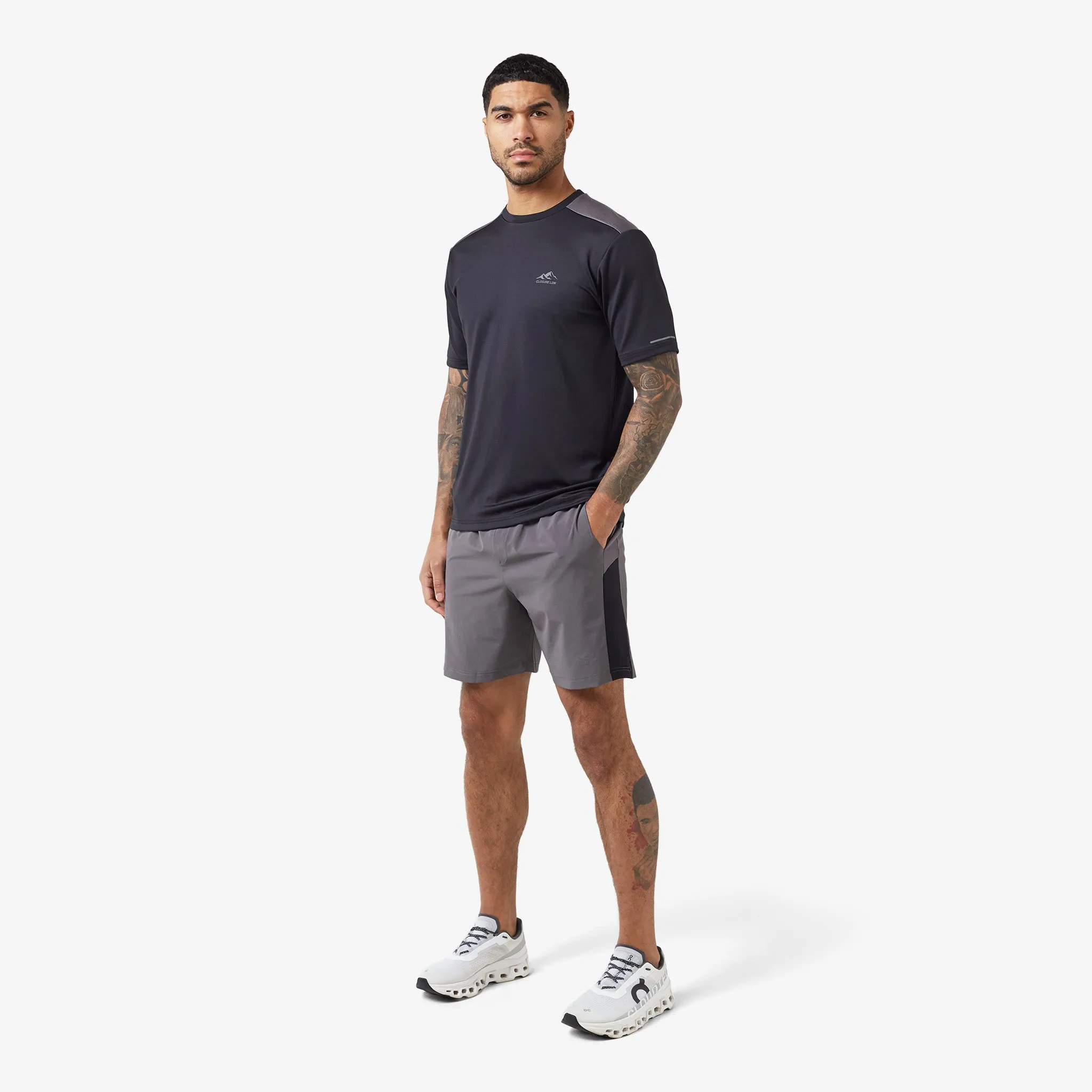 Cut & Sew Training Twinset | Black