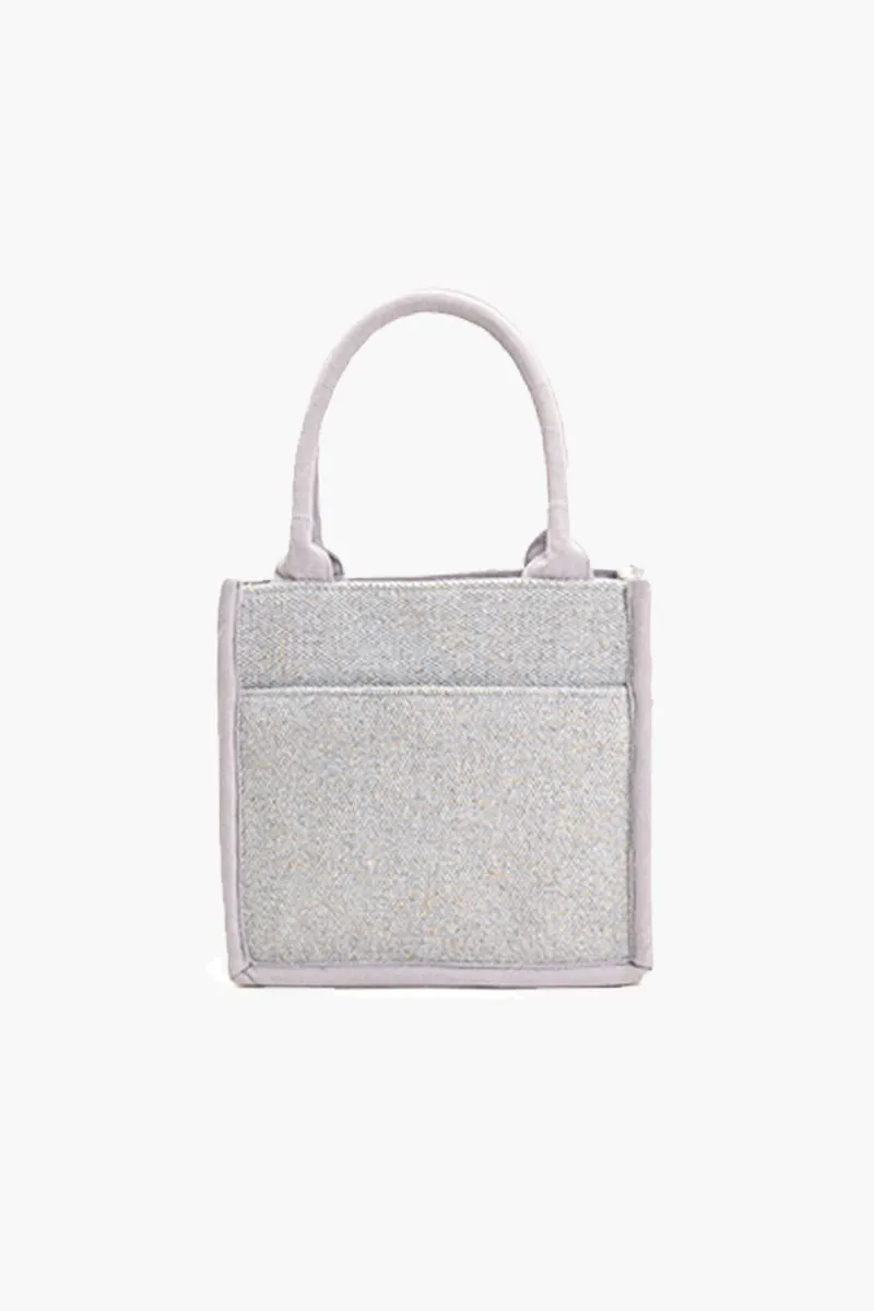 Frost Grey Mini Tote Bag