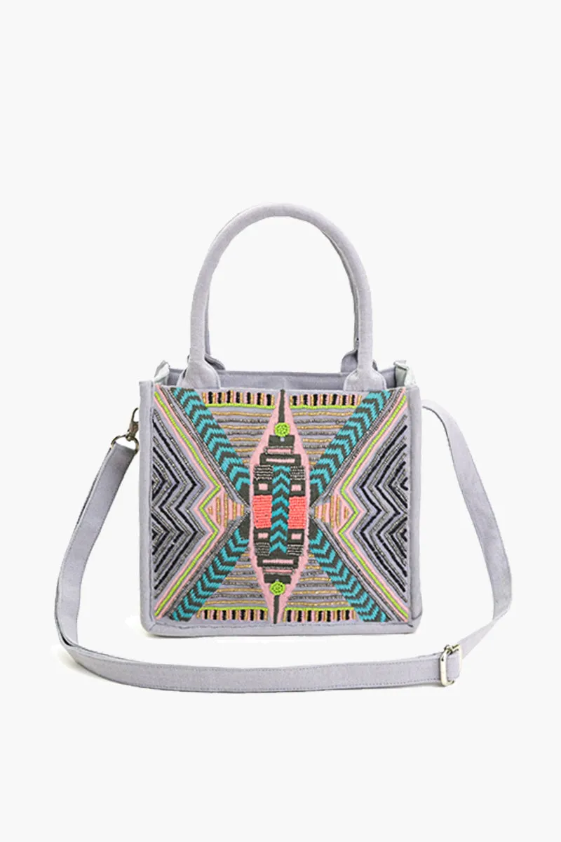 Frost Grey Mini Tote Bag