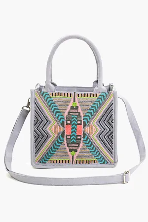 Frost Grey Mini Tote Bag