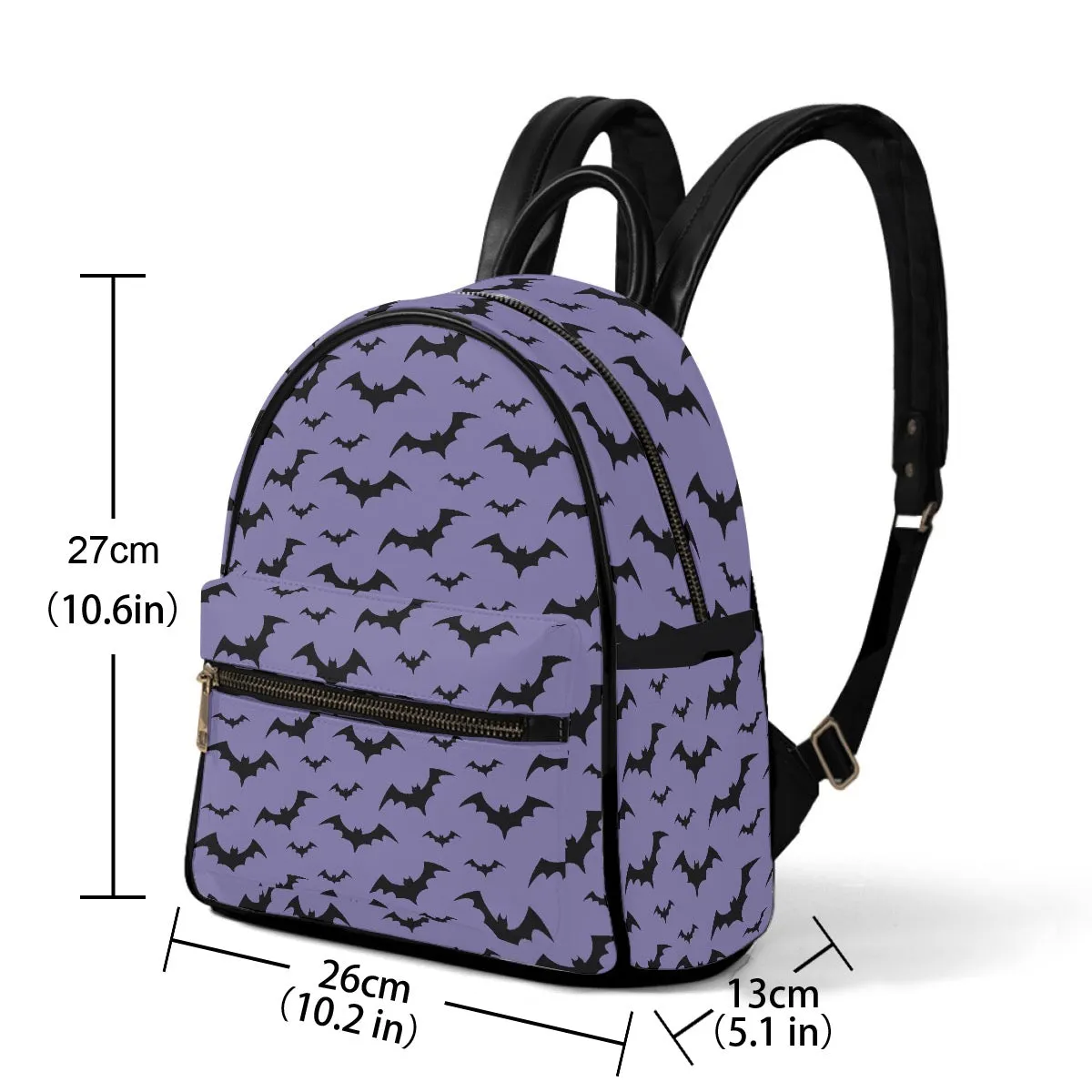 Lilac Bats Mini Backpack