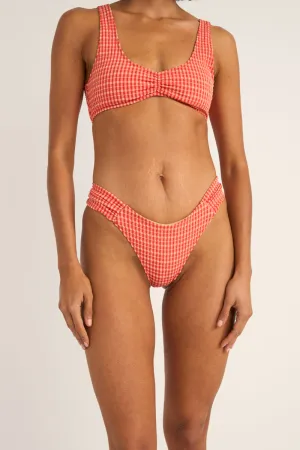 Lola Check Soft Side Holiday Pant Red