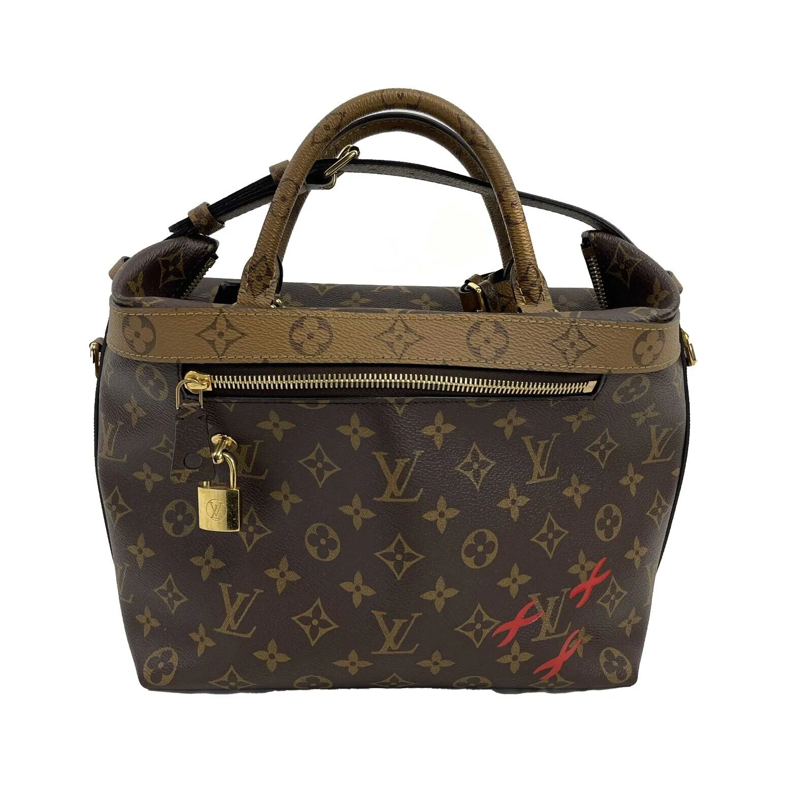 Louis Vuitton - Reverse Monogram City Cruiser PM Monogram Top Handle Bag