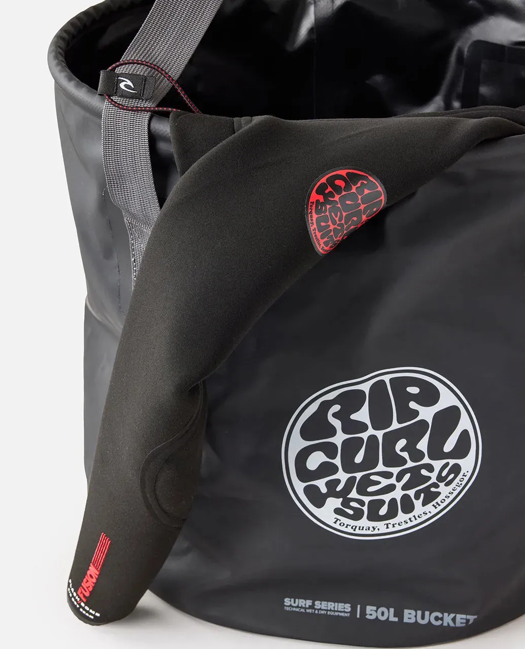 Rip Curl Unisex Surf Series 50L Bucket Black/Grey 14RMUT-0097