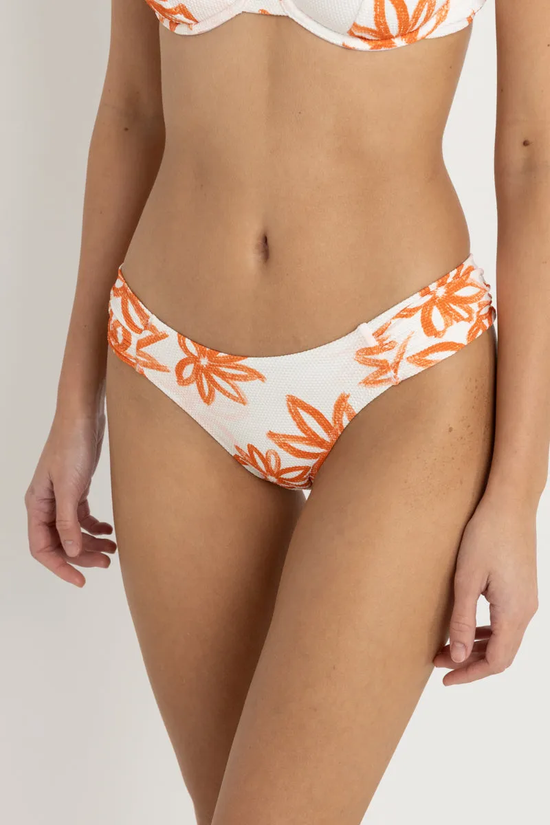 Sanctuary Floral Soft Side Holiday Pant White