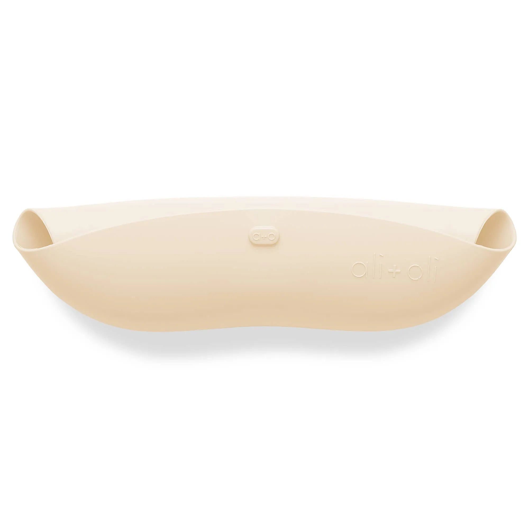 Silicone Baby Bib Roll Up - Sand