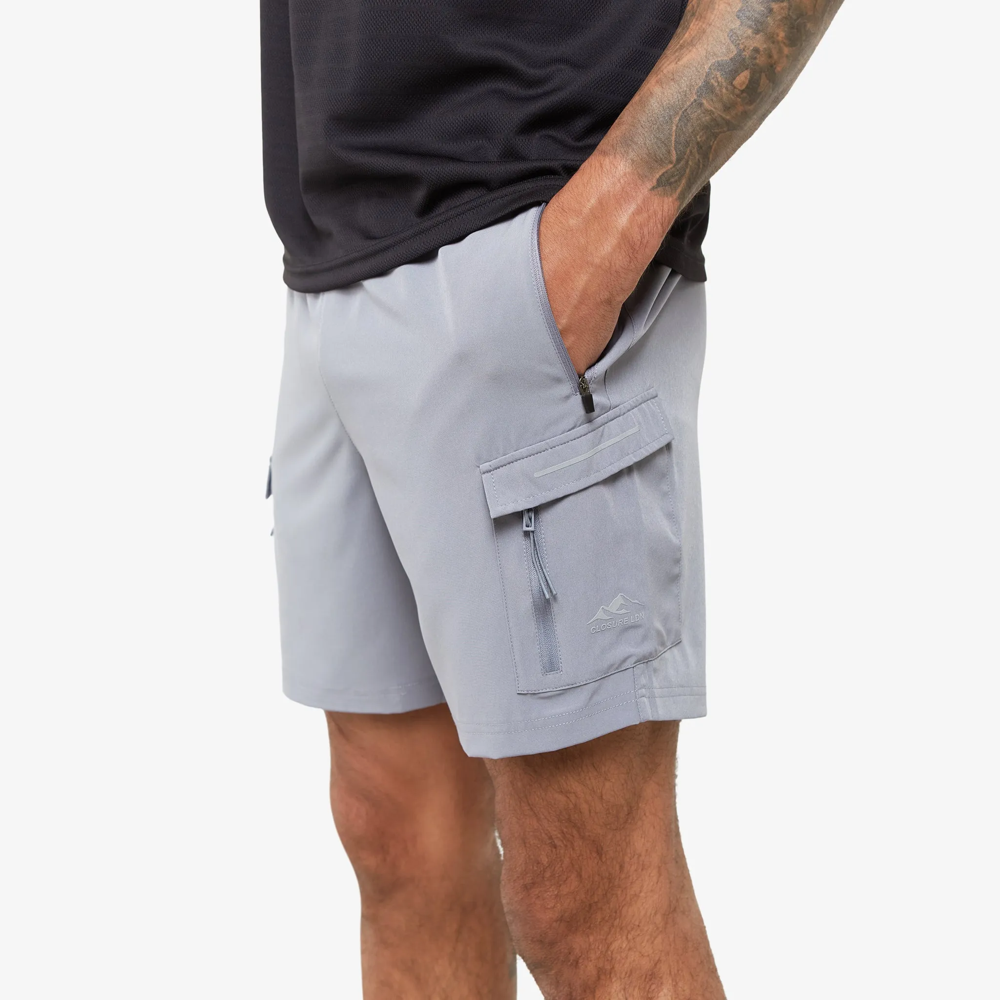 Training Cargo Performance Twinset | Black/Mid Grey