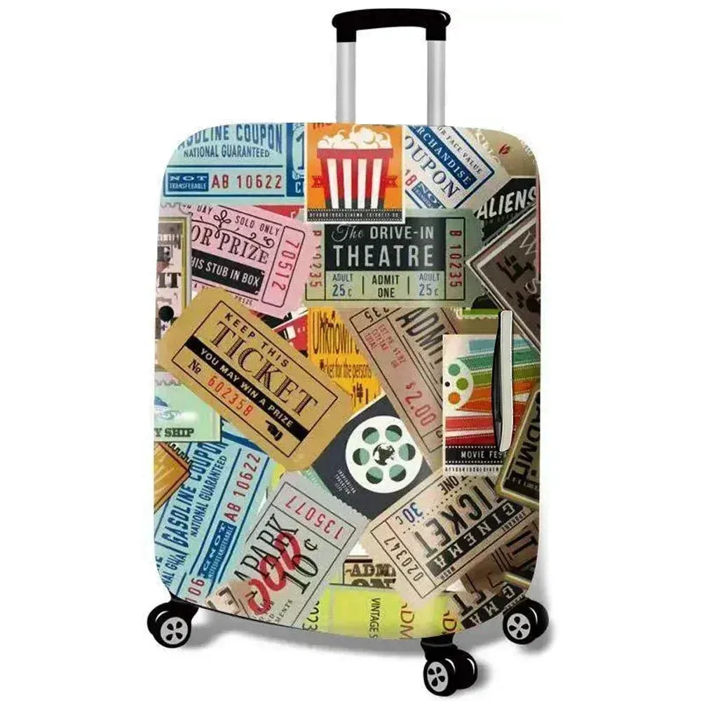 Vibrant Travel Luggage Covers